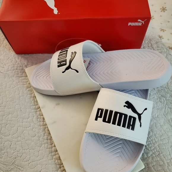 Cool Cat Men's Slides - White - Picture 2 of 5